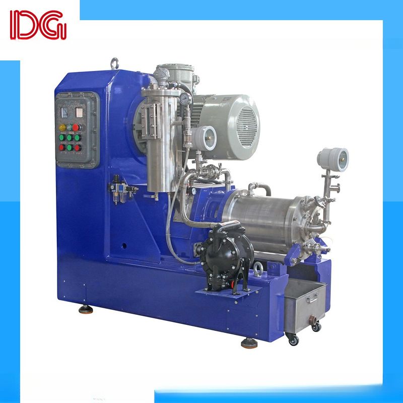 Horizontal Pearl Mill Machine 10 Liter Sand Mills Sand Mill In Paint Industry