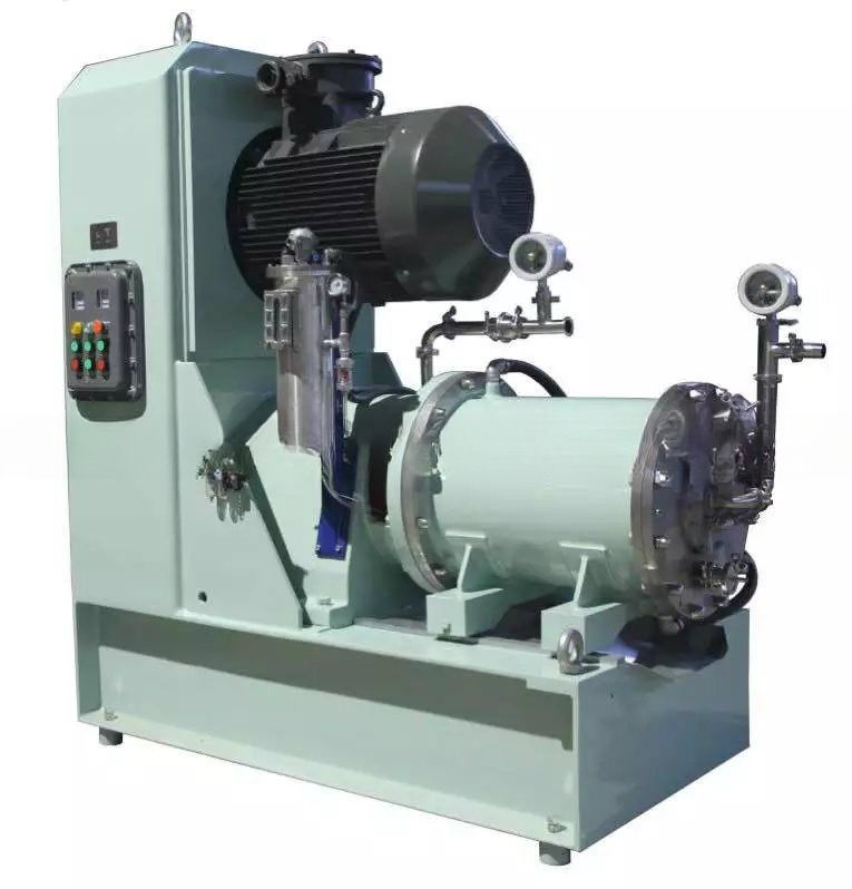 Zirconia Bead 10 Liter Horizontal Sand Mill Particle Size Wet Grinding Machine