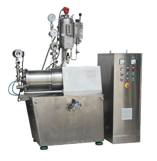 Horizontal 6 Liters Pin Type Bead Mill Zro2 Medium Bead Grinder