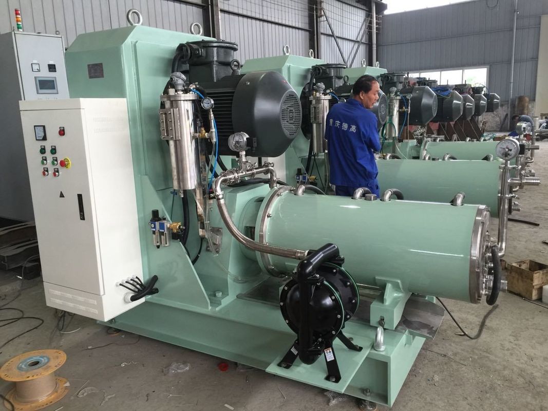Disc Type Horizontal Sand Mill 100Ltr Bead Grinder Wet Grinding