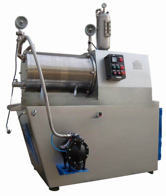 50L Horizontal Bead Mill For Printing Ink , Disc Sand Mill For Paint
