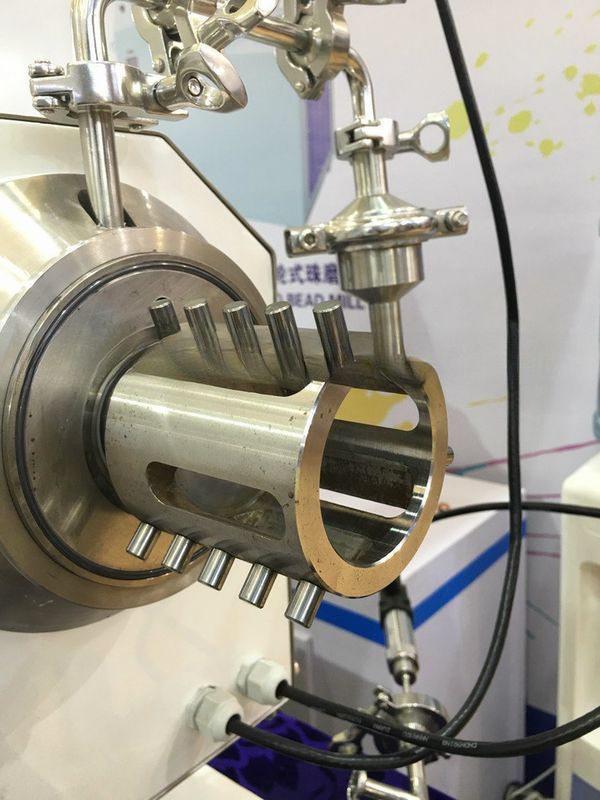 0.6L Pin Type Bead Mill For Zircon / Zirconia / Zirconium Bead Grinder