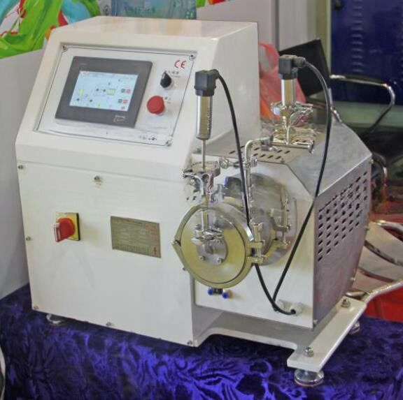 Pin Type Lab Bead Mill Used For Wet Grinding Laboratory Bead Mill