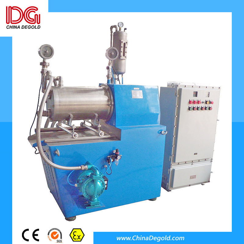 Precision Grinding Bead Mill Machine with 0.1mm Screen Gap and Ceramic Turbine Material